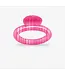 Aura viva claw clip rond pink