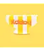 Forever happy claw clip yellow/white