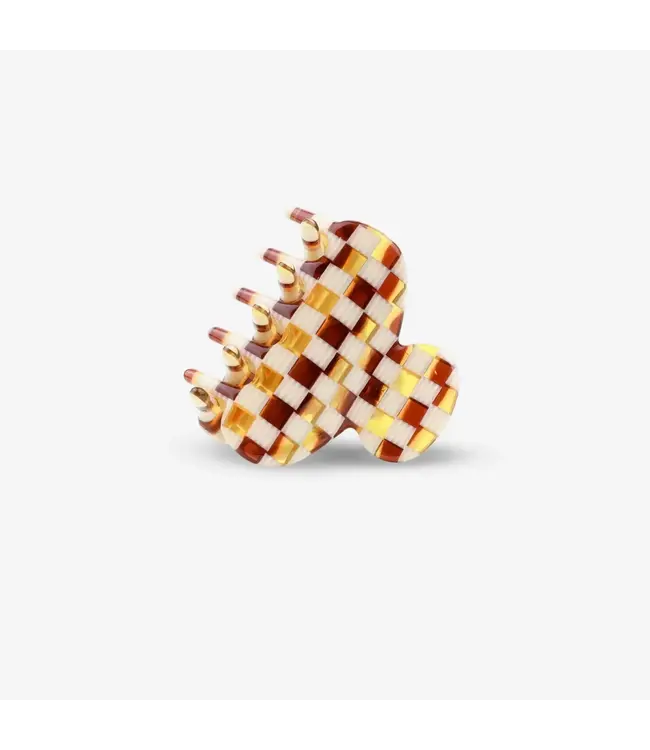 Crop karo claw clip XS orange/white