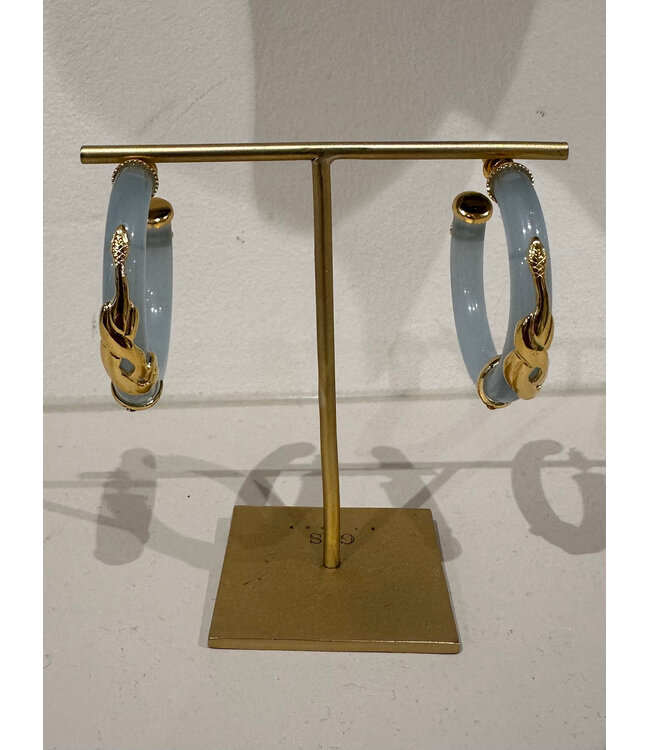 Gas Bijoux CREOLE COBRA Earring Light