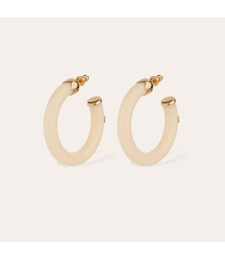 Gas Bijoux Acaftan Earring Ivory