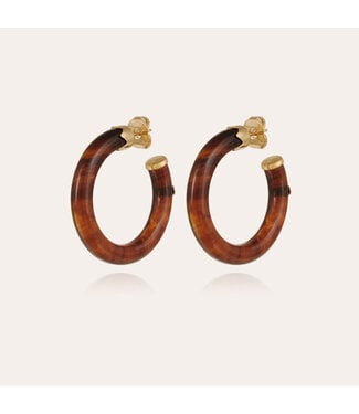 Gas Bijoux Acaftan Earring Brown