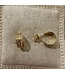 Betty Bogaers Hammered Multiple Hoop Small Gold
