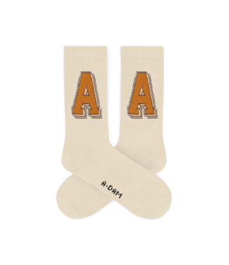 A-dam Crew Socks Offwhite Big-A Int