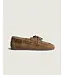 Posa Boat Loafer Suede Camel