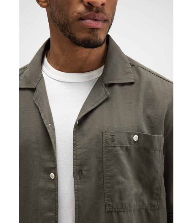 Butcher of Blue Anthony LT Resort Shirt SS granite green
