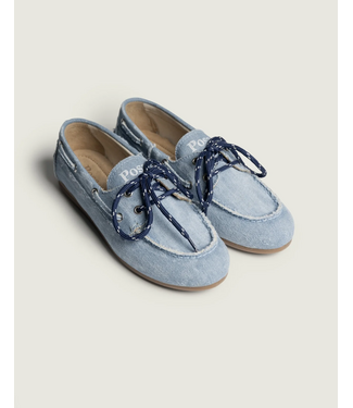 Posa Boat Loafer Light Blue Denim