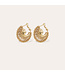 Gas Bijoux Copy of Atik mini hoop earrings gold