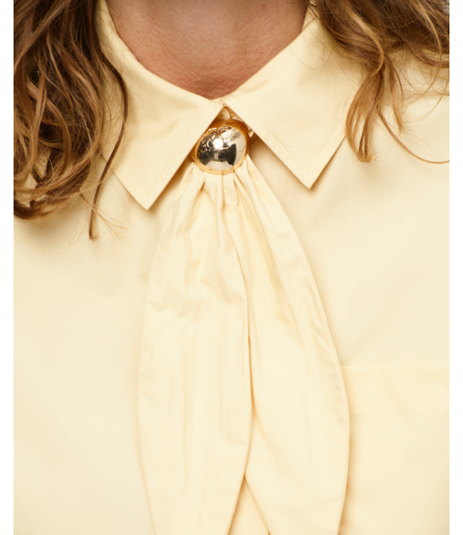 Dante 6 Alcon Scarf Detailed Shirt Butter Yellow