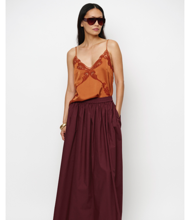 Dante 6 Ligne Lace Camisole Top Sunset Orange