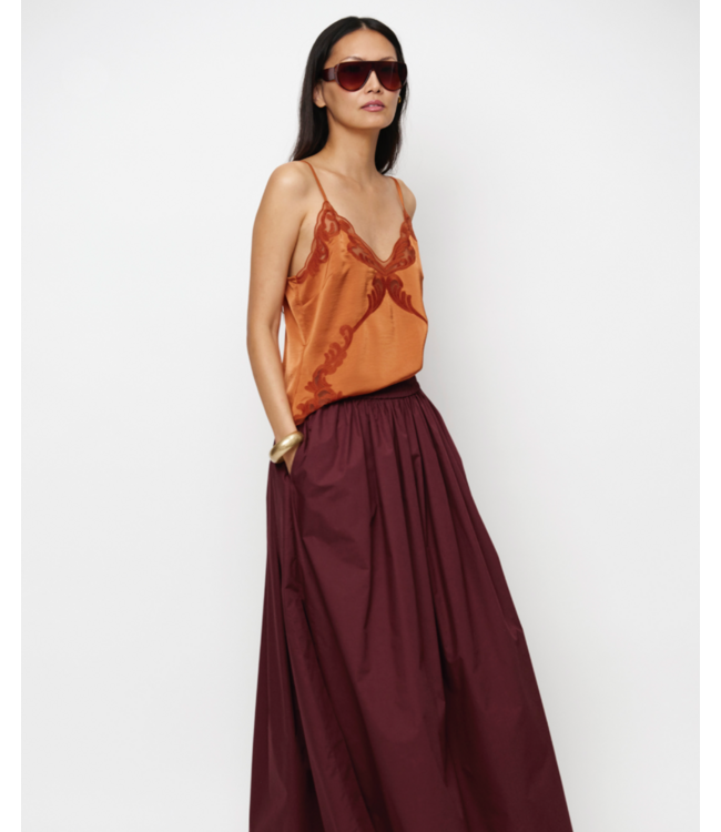 Dante 6 Ligne Lace Camisole Top Sunset Orange