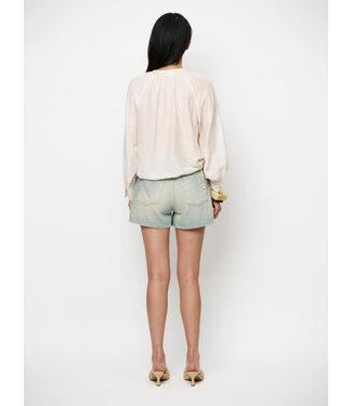 Dante 6 Menton fringed denim shorts