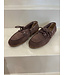 Posa Boat Loafer Suede  cocoa brown