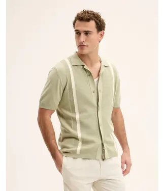 The GoodPeople Pvest knitted green