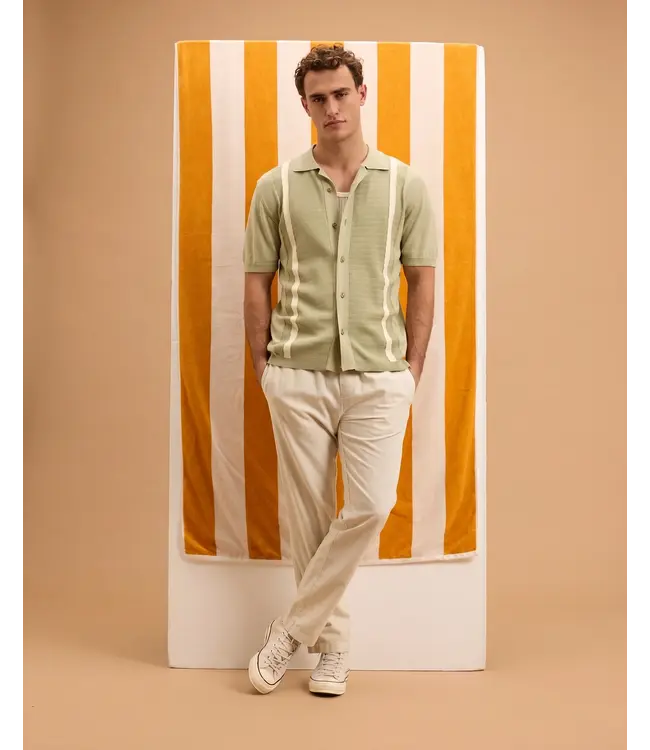 The GoodPeople Pvest knitted green