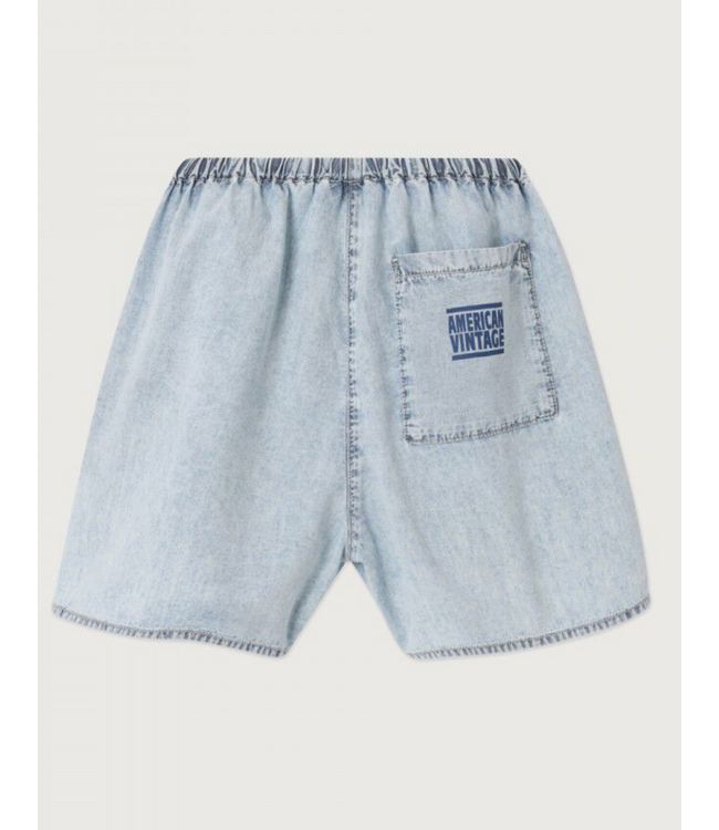 American Vintage Paybou Shorts Blue Snow