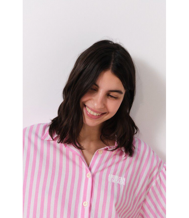 American Vintage Vextown Blouse Reyures Rose