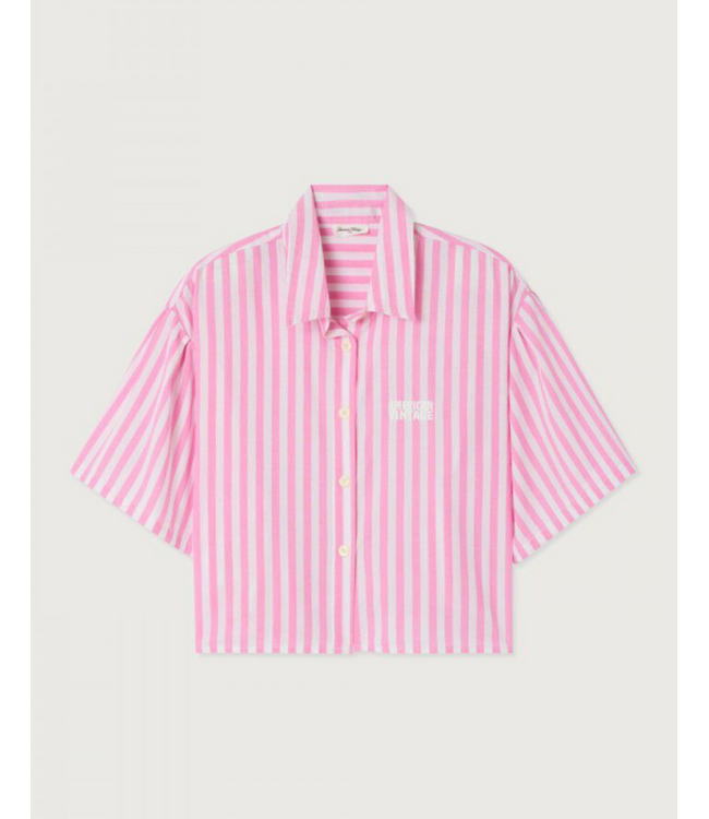 American Vintage Vextown Blouse Reyures Rose