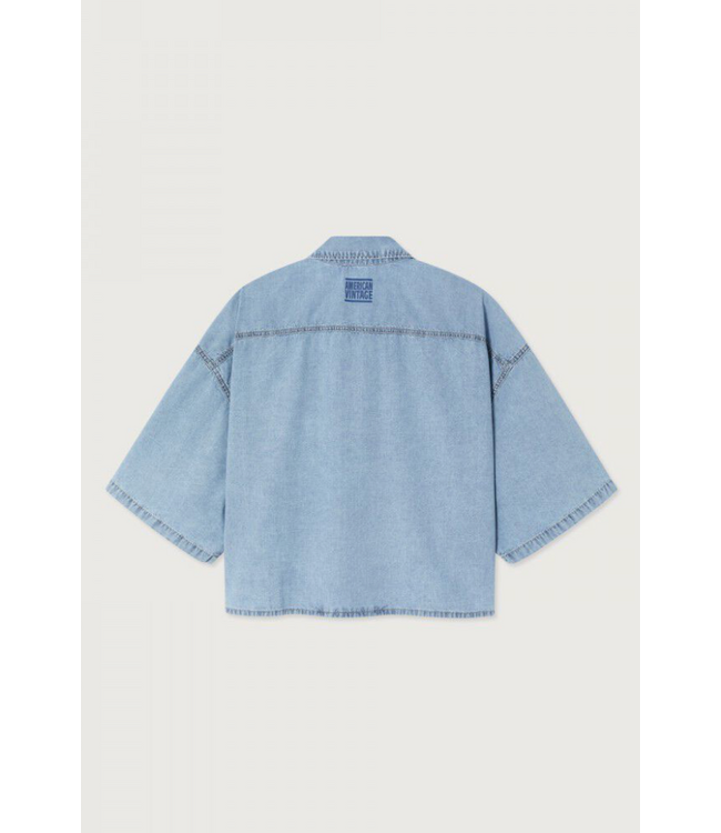 American Vintage Paybou Chemise Snow Blue