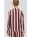 Stine Goya Wide Point Collar Shirt Rosewood Mint Stripes