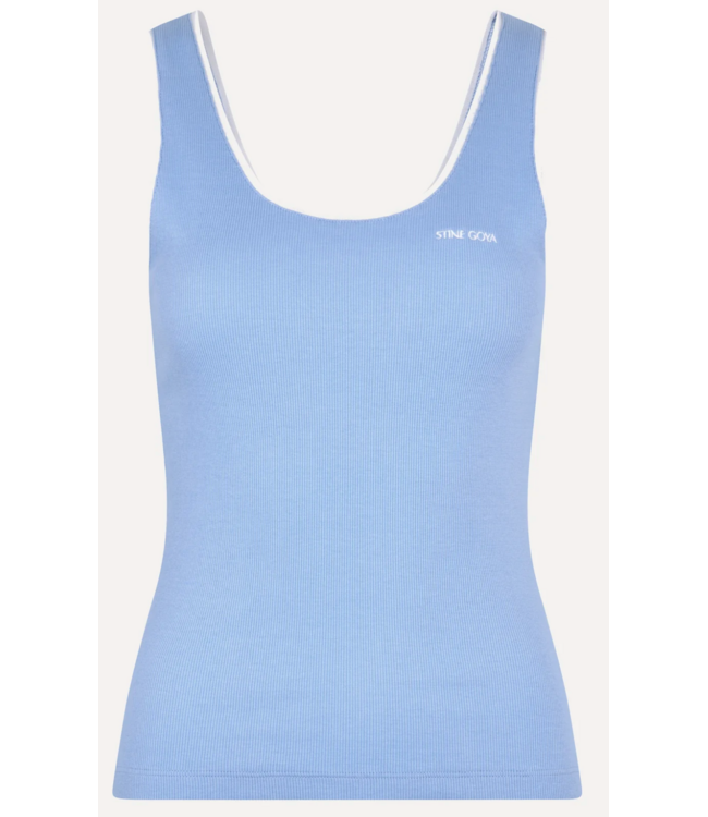 Stine Goya Rib Tank Top Bel Air Blue