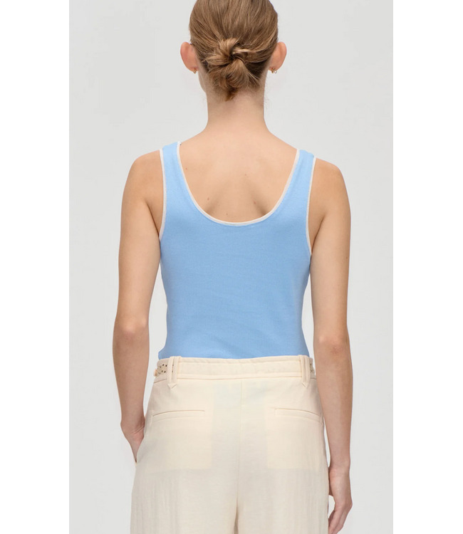 Stine Goya Rib Tank Top Bel Air Blue