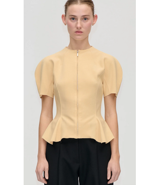 Stine Goya High-Neck Zip Top Sunlight