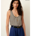 Sessùn Dili Striped Tanktop Sandblack