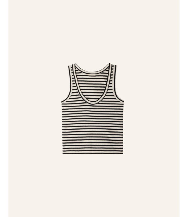 Sessùn Dili Striped Tanktop Sandblack