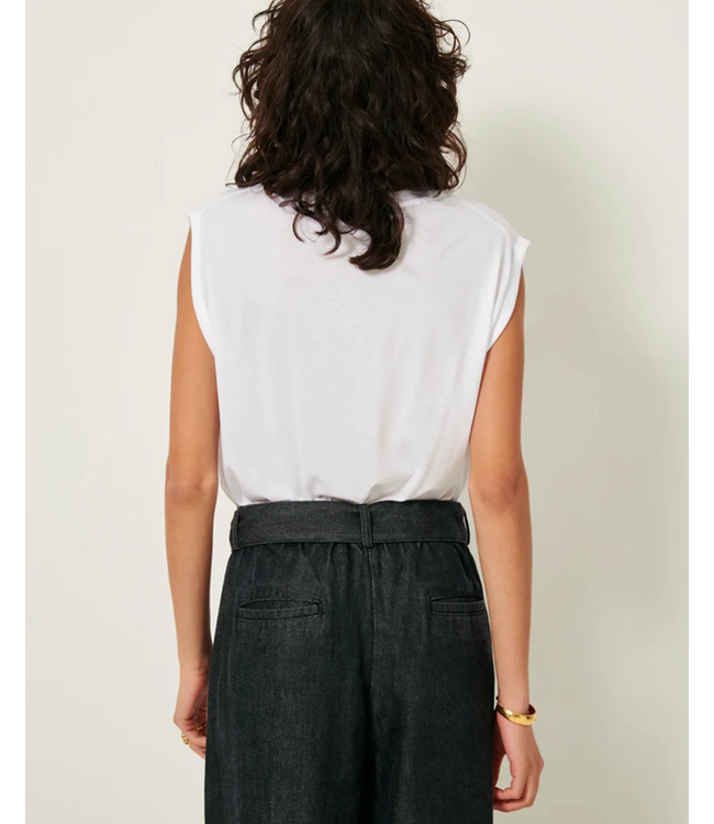 Sessùn Deedoo sleeveless T-shirt Optical White