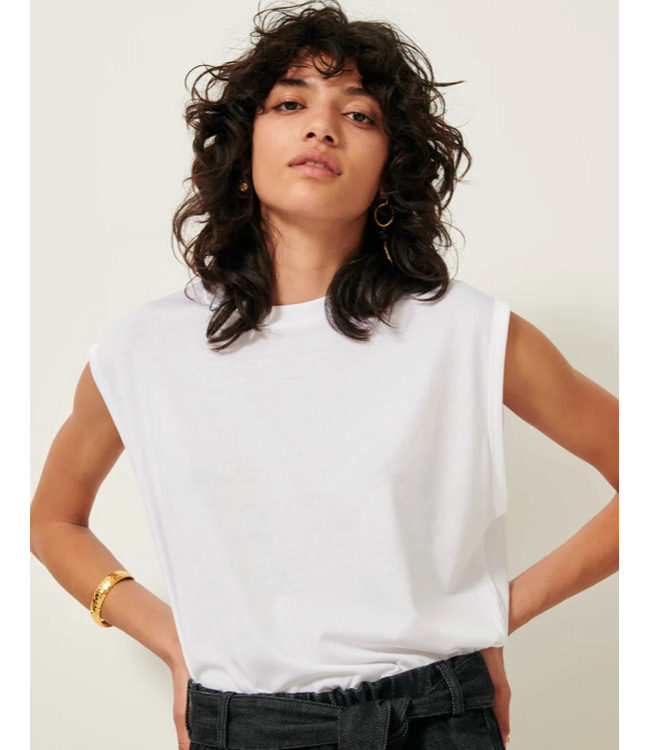 Sessùn Deedoo sleeveless T-shirt Optical White
