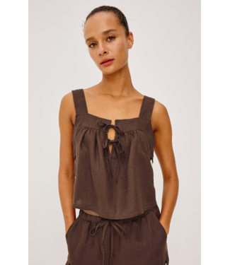 Rails Calais Top Cacoa Floral