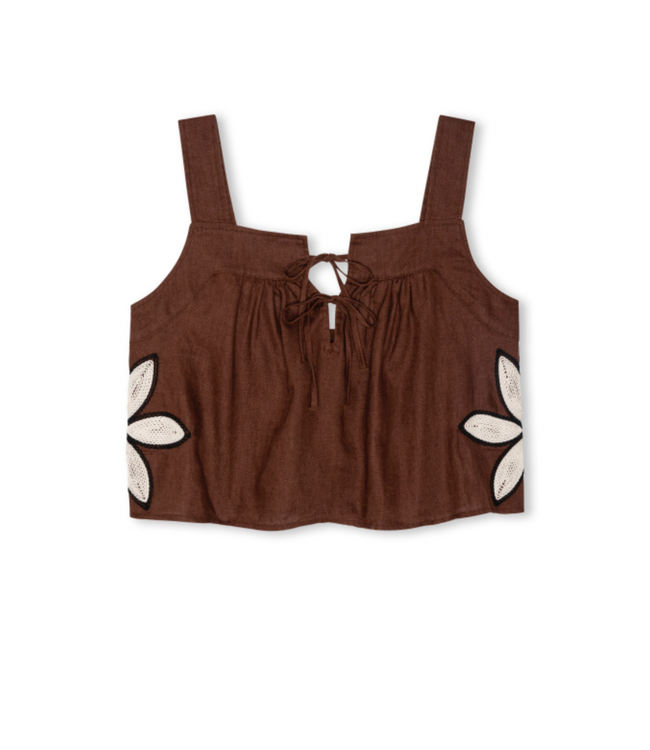Rails Calais Top Cacoa Floral