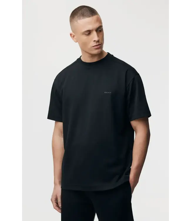 Genti Jersey sweat T-shirt SS 020 black