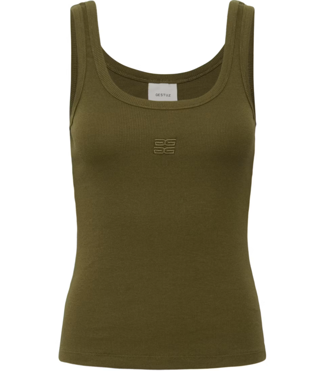 Gestuz GZ Drew Logo Top Military Olive