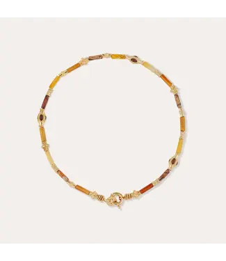 Gas Bijoux Copy of Onde gourmette double xl earrings gold
