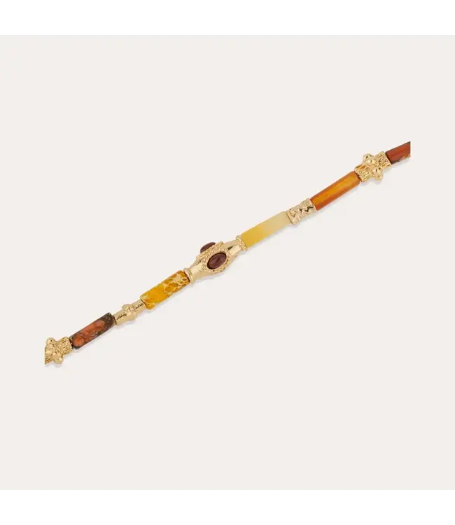 Gas Bijoux Kali Necklace Red Malinga Jasper