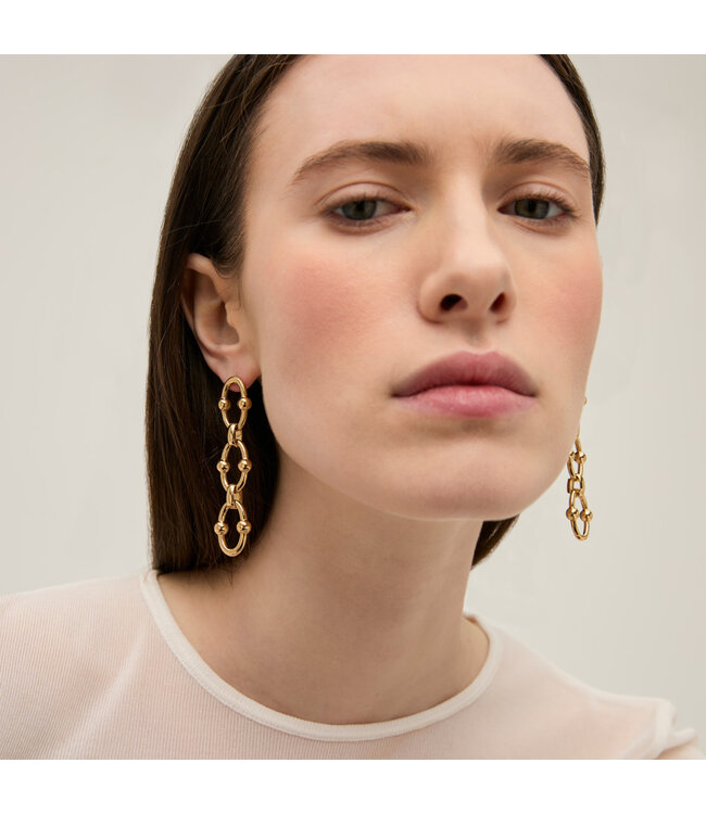 Gas Bijoux Copy of Creole Maranza Earring Silver/Gold