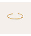 Gas Bijoux Lyre Bangle bracelet White Pearls