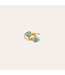Gas Bijoux Duality Amore Ring Turquoise