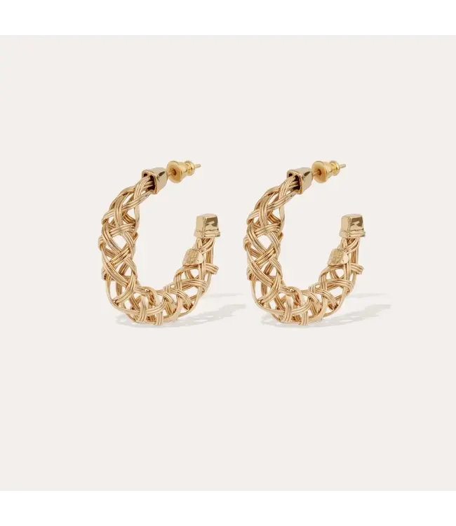 Gas Bijoux Fileo Hoop Earring Gold