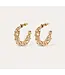 Gas Bijoux Fileo Hoop Earring Gold