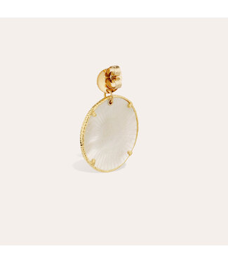 Gas Bijoux Sun Diva Earrings Large Gold