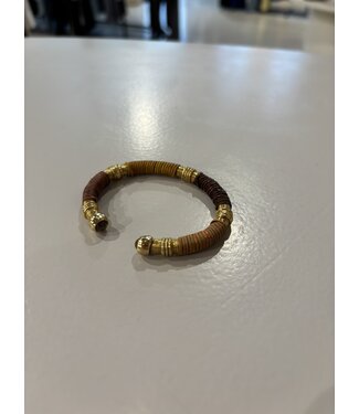 Gas Bijoux sari Bracelet Brown