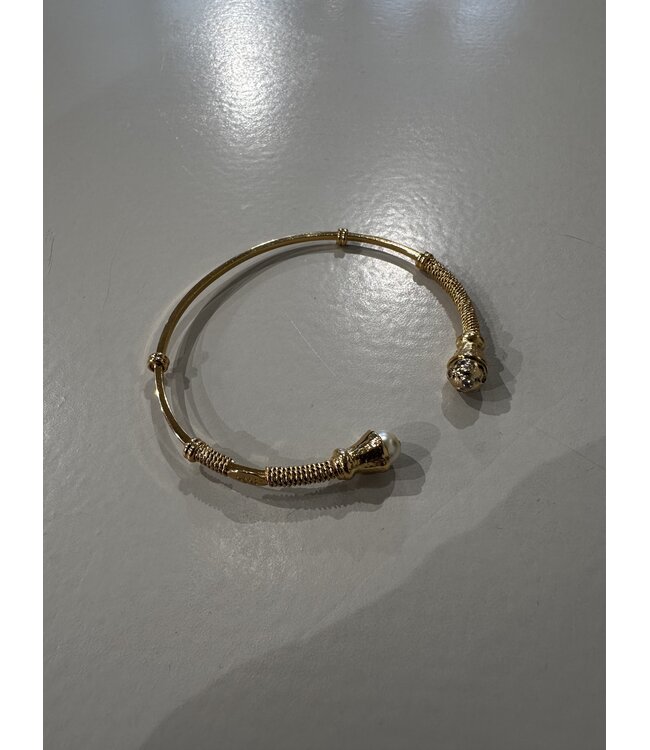 Gas Bijoux Epique Bracelet pearl Gold