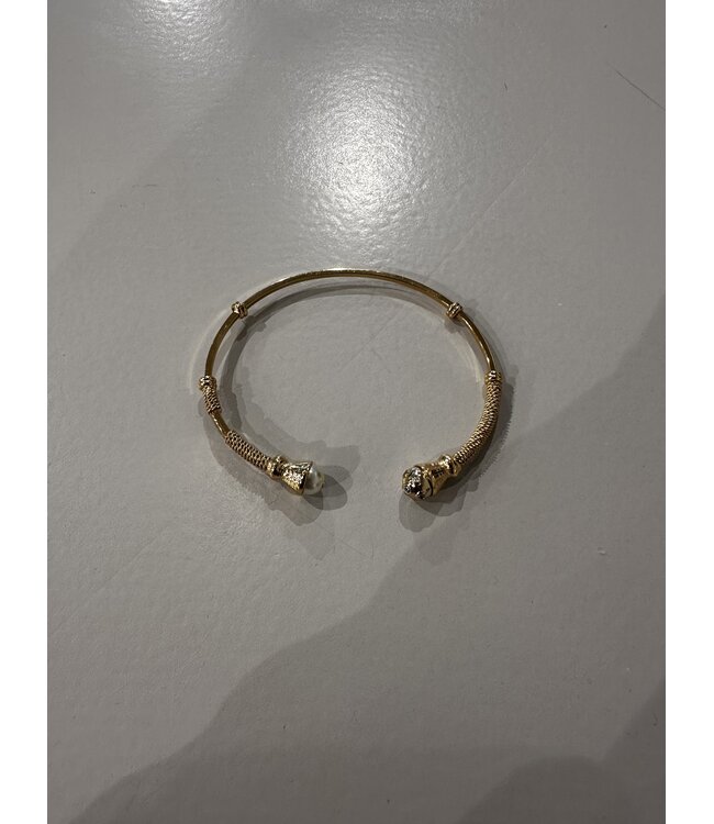 Gas Bijoux Epique Bracelet pearl Gold