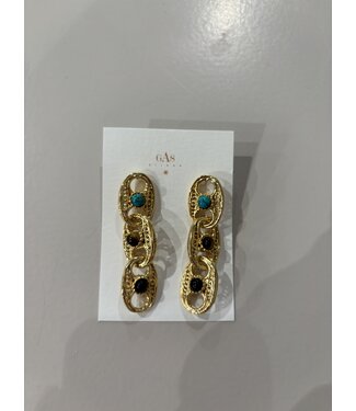 Gas Bijoux Copy of Bo Longwave Earring SS Gold