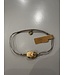 Gas Bijoux Scaramouche Enamel Cord bracelet Pink