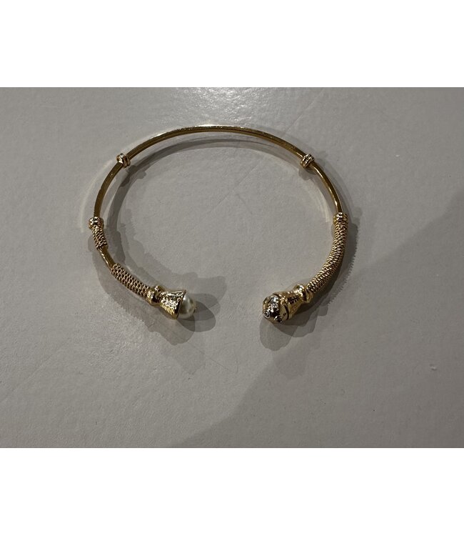 Gas Bijoux Epique Bracelet pearl Gold