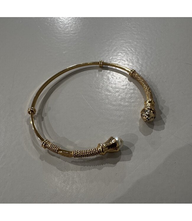 Gas Bijoux Epique Bracelet pearl Gold